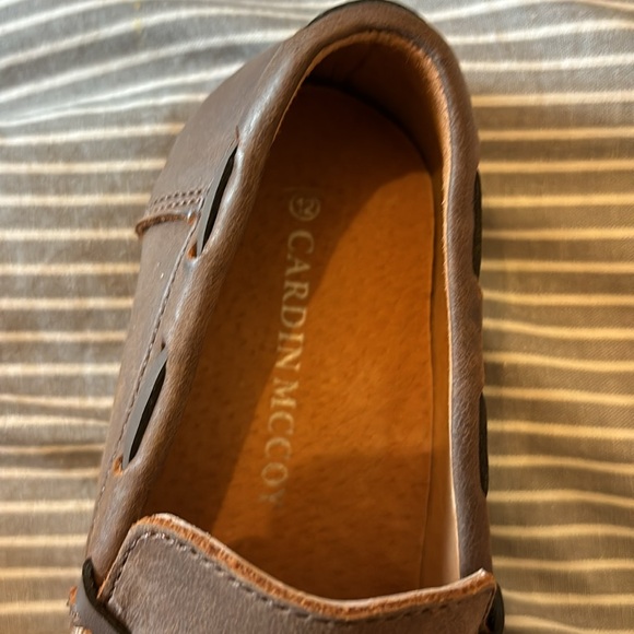 Cardin Mccoy Waxed Leather Loafers - Picture 2 of 4